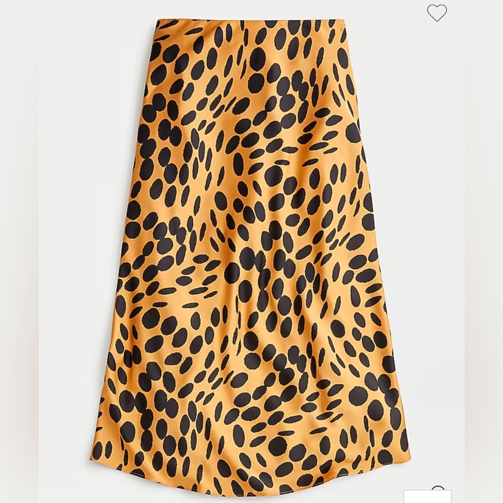 J. Crew Wavy Dots Pull On slip skirt XS